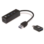 4-PORTS USB 3.0 HUB WITH USB-C