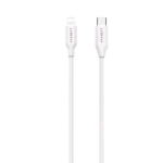 LIGHTNING TO USB-C CABLE 1MT WHITE