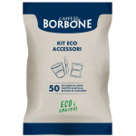 Borbone Kit Accessori EcoLogico 50pz Bicchierini+Bus.Zucc+Palette
