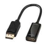 LINDY 41718 ADATTATORE DISPLAYPORT A HDMI 4K PASSIVO NERO