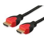 CONCEPTRONIC EQUIP 119343 CAVO HDMI A HDMI 2.0 M/M 3MT 4K/60 Hz NERO ROSSO