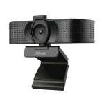 TRUST TEZA WEBCAM 4K UHD 30 FPS 2 MICROFONI MESSA A FUOCO AUTOMATICA USB PLUG & PLAY 2.0 BLACK