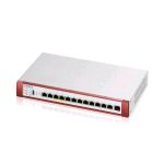 ZYXEL USG FLEX SECURITY GATEWAY 500H FIREWALL 12 PORTE LAN RJ-45 10/100/1000 Mbps 1xUSB 3.2