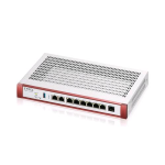 ZYXEL USGFLEX SECURITY GATEWAY 200H-102 FIREWALL 8 PORTE LAN RJ-45 10/100/1000 Mbps 1xUSB