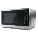 SHARP YC-MG252AE-S - FORNO A MICROONDE 25L - 900W - CONTROLLO DIGITALE - GRILL - 11 LIVELLI DI POTENZA - BLACK/SILVER