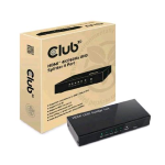 CLUB3D CSV-1380 HDMI 2.0 SPLITTER 4 PORTE HDMI 2.0 4K UHD 60Hz BLACK