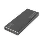 BOX ESTERNO DIGITUS USB 3.1 tipo C PER SSD M2 x i moduli: 80,60,42,30mm Alloggiamento in alluminio