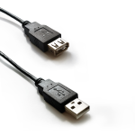 CAVO ATLANTIS USB-2.0 A TO USB A, M/F, 1MT, PROLUNGA, NERO, P019-UB2-AAMF-1