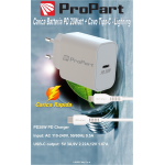 ProPart Carica batteria Rapido PD 20W Con Cavo da Tipo-C a Lightning