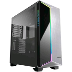 COUGAR DARK BLADER S PREMIUM RGB MID TOWER GAMING CASE IN ALLUMINIO SPAZZOLATO PANNELLO FRONTALE CON RGB E FINESTRA LATERALE IN VETRO TEMPERATO NERO