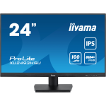iiyama ProLite XU2493HSU-B6 - Monitor a LED - 24" (23.8" visualizzabile) - 1920 x 1080 Full HD (1080p) @ 100 Hz - IPS - 250 cd/m² - 1000:1 - 1 ms - HDMI, DisplayPort - altoparlanti - nero opaco