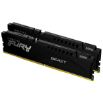 Kingston FURY Beast - DDR5 - kit - 64 GB: 2 x 32 GB - DIMM 288-PIN - 4800 MHz / PC5-38400 - CL38 - 1.1 V - senza buffer - on-die ECC