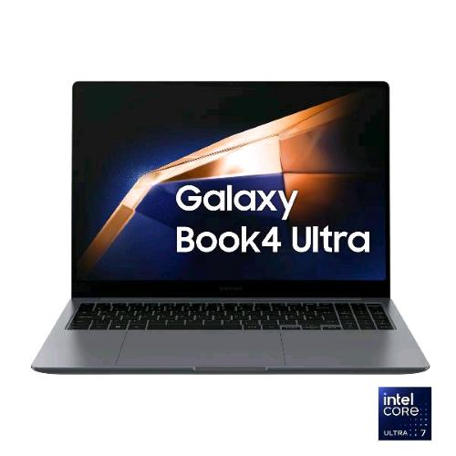 NOTEBOOK SAMSUNG GALAXY BOOK4 ULTRA NP964XGL-XG3IT 16" TOUCH SCREEN DYNAMIC AMOLED 2X WQXGA 2880 x 1800 INTEL CORE ULTRA 7 155H 4.8GHz RAM 16GB-SSD 1.000GB NVMe-NVIDIA GEFORCE RTX 4050 6GB-WI-FI 6E-WIN 11 PROF