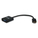 HDMI - VGA ADAPTER WITH AUDIO BLACK