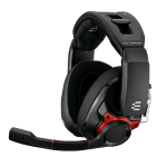 SENNHEISER EPOS GSP 600 CUFFIEGAMING PROFESSIONALI CON CANCELAZIONE DEL RUMORE JACK 3.5 MM COLORE NERO ROSSO