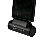 TECHMADE TM-PBWEAR POWERBANK 4500mAh USB-C CON STAND DI APPOGGIO NERO