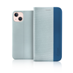 CUST. BOOK D-MOOD PER APPLE IPH 13 MINI LIGHT GREY/BLUE