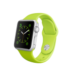 CINTURINO SILICONE APPLE WATCH/2/3/4/5/6/SE 38 MM. GREEN