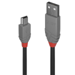 LINDY CAVO 1M USB 2.0 KABEL A/MINI-B, ANTHRA