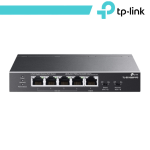 Omada TP-Link 5-Porte Gigabit Desktop PoE+ Switch con 1-Port PoE++ In e 4-Port PoE+Out