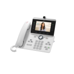 Cisco IP Phone 8845 - Telefono video IP - con videocamera digitale, interfaccia Bluetooth - SIP, SDP - 5 linee - carbone