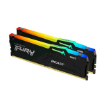KINGSTON FURY BEAST RGB KIT MEMORIA RAM 2x16GB 32GB TOTALI 4.800Hz TIPOLOGIA DDR5 TECNOLOGIA DIMM BLACK