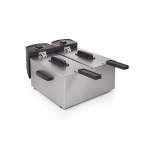 FRIGGITRICE ARGENTO DOPPIA 2x3 Litr INOX