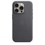 Apple iPhone 15 Pro Custodia MagSafe in tessuto FineWoven - Nero