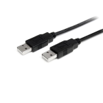 StarTech.com Cavo USB 2.0 A ad A velocità di trasferimento dei dati fino a 480 Mbps - 2 m - M/M - Cavo USB - USB (M) a USB (M) - USB 2.0 - 2 m - nero - per P/N: SV231HDMIUA