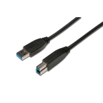 CAVO DIGITUS USB 3.0 A TO USB B, M-M, 1,8MT, (TIPO STAMPANTE), NERO, AK300115018S