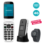 CELLULARE EASYTECK S400 2,8"/1.4" FOLD 4G VoLTE GPS+SOS BAND BLACK