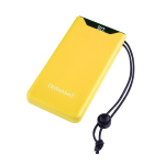 INTENSO POWER BANK F10000, PD, QUALCOMM QUICK CHARGE 3.0, DIGITAL PERCENTAGE DISPLAY, GIALLO