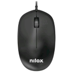 NILOX MOUSE OTTICO USB 3 TASTI 1200 DPI BLACK