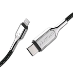 LIGHTNING TO USB-C CABLE 1MT - BK