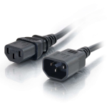 C2G Computer Power Cord Extension - Prolunga alimentazione - power IEC 60320 C13 a IEC 60320 C14 - 250 V c.a. V - 2 m