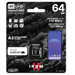 microSD IRDM by GoodRAM 64GB UHS I U3 A2 + adapter