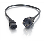 C2G Universal Power Cord - Cavo di alimentazione - power CEE 7/7 (M) a power IEC 60320 C13 - 10 m - stampato - nero