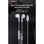 Auricolari Comma Apple Lightning Certificati MFI Voce/Musica