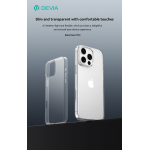 Devia Cover Trasparente Morbida in TPU per iPhone 16