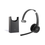 Cisco Headset 721 - Cuffie con microfono - over ear - Bluetooth - senza fili - nero carbonio - Cisco Webex Certified