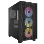 Corsair 3000D RGB AirFlow Mid Tower Vetro Temperato No-Power minITX/mATX/ATX Nero