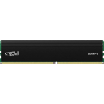 Crucial Pro - DDR4 - modulo - 32 GB - DIMM 288-PIN basso profilo - 3200 MHz / PC4-25600 - CL22 - 1.2 V - senza buffer - non ECC - nero satinato