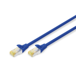 Digitus Cavo di rete RJ45 Cat6A Doppia Schermatura 1m Blu