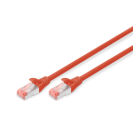 Digitus cavo di rete SFTP cat 6 doppia schermatura 50cm Rosso