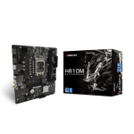 MB BIOSTAR H610MT-E LGA1700 (ALDER LAKE) 2DDR4 HDMI+DP PCIE - Type-C port (1 via internal headers), M.2 MATX