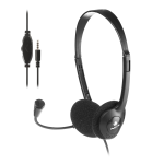 NGS MS103 Max Cuffie con Microfono Jack 3.5mm Nero