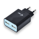 ADATTATORE DI CORRENTE I-TEC CHARGER2A4B 2 Porte 2.4A Black