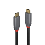 CAVO LINDY USB-C 3.2 TO USB-C, M/M, 1,5MT, 20Gbit/s,Anthra Line, NERO, 36902