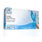 RMove 1Conf. da 100pz Tg.XS - Guanti Nitrile Blu uso Medico Senza Polvere