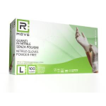 RMove 1Conf. da 100pz Tg.L - Guanti Nitrile Bianco Uso Medico Senza Polvere